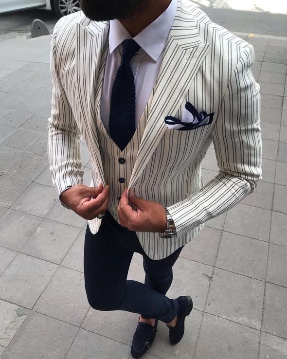 Giorgio White Striped Slim Fit Suit-baagr.myshopify.com-3-BOJONI
