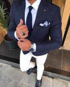 Giorgio Navy Striped Slim Fit Suit-baagr.myshopify.com-3-BOJONI