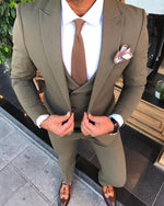 Load image into Gallery viewer, Austin Khaki Slim Fit Suit-baagr.myshopify.com-3-BOJONI
