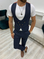 Load image into Gallery viewer, Areni Orange Plaid Slim Fit Suit-baagr.myshopify.com-1-BOJONI
