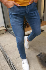 Load image into Gallery viewer, Oakland Mustard  Slim Fit Classic Jeans-baagr.myshopify.com-Pants-BOJONI
