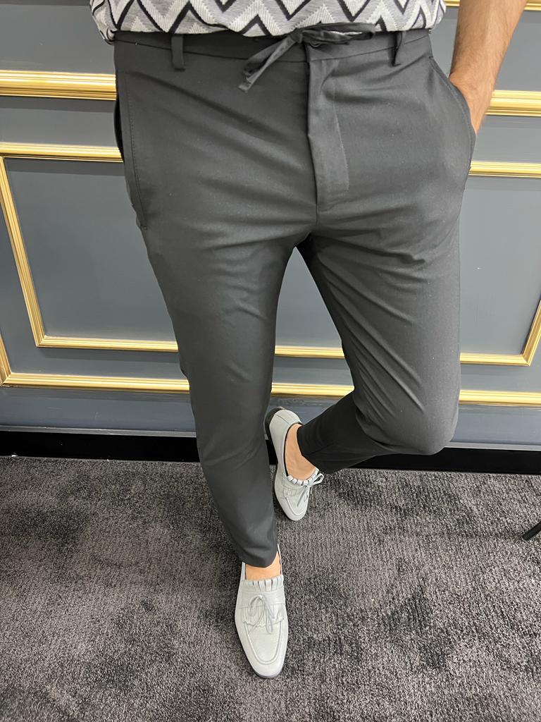 Buy Lycra Blend Regular Fit Men Formal Trouser - Peach (KDB-2030356)