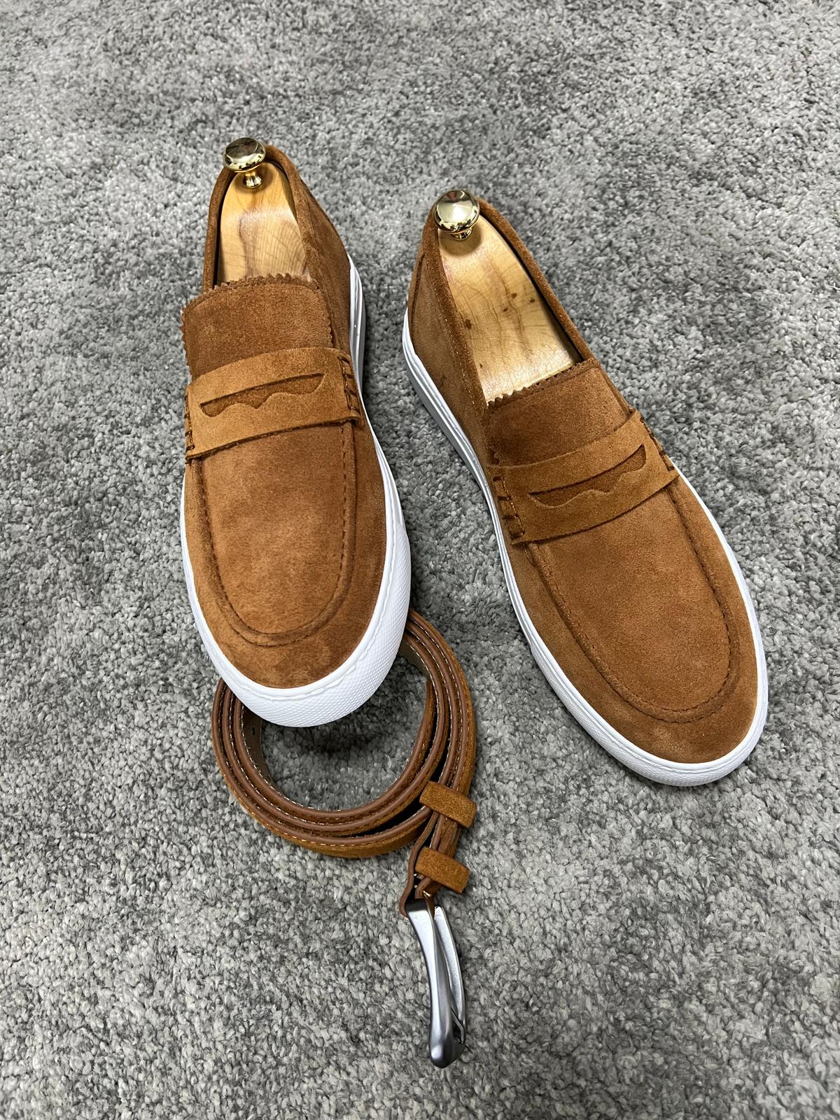 Bojoni Uluwatu Tan Men's Loafer