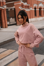 Load image into Gallery viewer, Shortened Sweatshirt Suede Suit-baagr.myshopify.com-dress.-BOJONI
