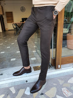 Load image into Gallery viewer, Bojo Slim Fit Black Trousers-baagr.myshopify.com-Pants-BOJONI
