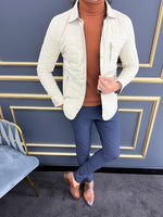 Load image into Gallery viewer, Thread Slim Fit Shirt Collared Coat ( In 2 Different Colors)
