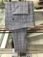 Load image into Gallery viewer, Harringate Premium Slim Fit Plaid Suit-baagr.myshopify.com-suit-BOJONI

