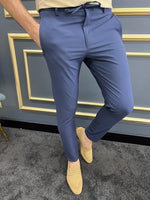 Load image into Gallery viewer, Bojoni Uluwatu Slim Fit Dark Blue Pants
