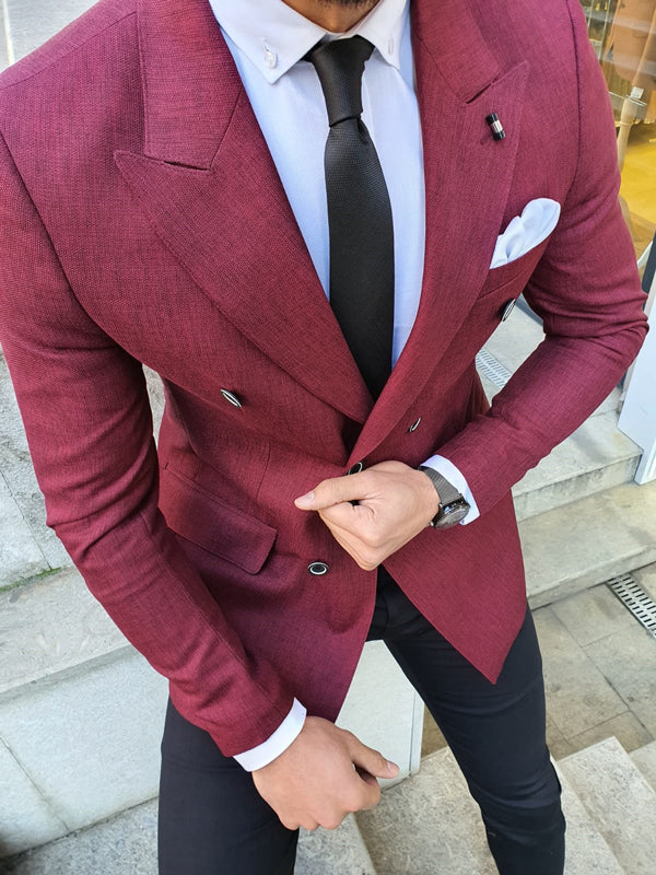 Wholesale burgundy suit jacket black pants To Add Class To Every Mans  Wardrobe  Alibabacom