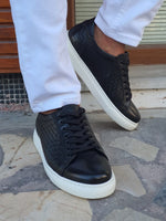 Load image into Gallery viewer, Norasi  Black Low-Top Sneakers-baagr.myshopify.com-shoes2-brabion
