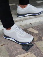 Load image into Gallery viewer, Monteri White High-Top Lace Up Sneakers-baagr.myshopify.com-shoes2-brabion
