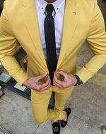 Load image into Gallery viewer, Bojo Ogden Yellow Slim Fit Suit-baagr.myshopify.com-suit-BOJONI

