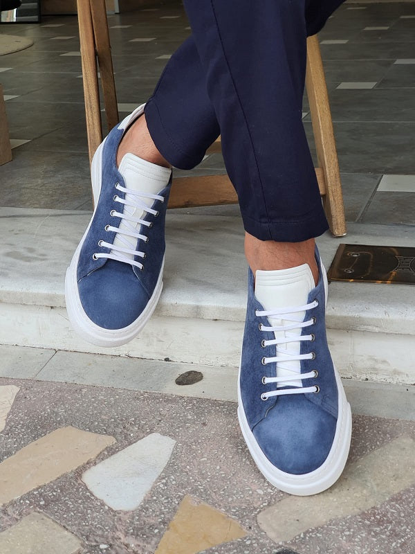 Vitale Blue Low-Top Suede Sneakers-baagr.myshopify.com-shoes2-brabion