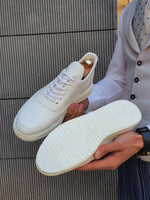 Load image into Gallery viewer, Forenza White Lace Up Shoes-baagr.myshopify.com-shoes2-BOJONI
