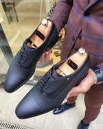 Load image into Gallery viewer, Lance Black Leather Laced Oxford-baagr.myshopify.com-shoes2-BOJONI
