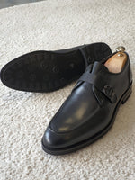 Load image into Gallery viewer, Vicenza Black Buckle Loafers-baagr.myshopify.com-shoes2-brabion
