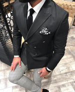 Load image into Gallery viewer, Marc Black Slim Fit Suit-baagr.myshopify.com-3-BOJONI
