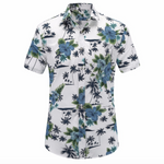 Load image into Gallery viewer, Aloha Summer Printed Short-Sleeved Shirt (3 Colors)-baagr.myshopify.com-Shirt-BOJONI
