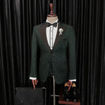 Load image into Gallery viewer, Bojoni Cagliari Green Slim-Fit Tuxedo 3-Piece
