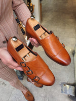 Load image into Gallery viewer, Shelton Tan Leather Shoes-baagr.myshopify.com-shoes2-BOJONI
