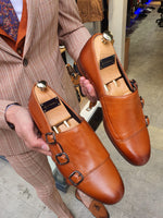 Load image into Gallery viewer, Shelton Tan Leather Shoes-baagr.myshopify.com-shoes2-BOJONI
