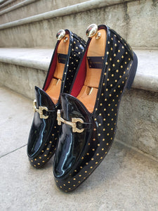 Shelton Buckle Detailed Black Leather Shoes-baagr.myshopify.com-shoes2-BOJONI