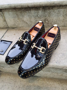 Shelton Buckle Detailed Black Leather Shoes-baagr.myshopify.com-shoes2-BOJONI