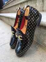 Load image into Gallery viewer, Shelton Buckle Detailed Black Leather Shoes-baagr.myshopify.com-shoes2-BOJONI
