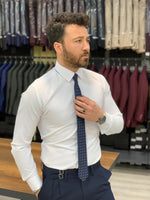 Load image into Gallery viewer, Ferrar White Classic Shirt-baagr.myshopify.com-Shirt-BOJONI
