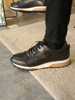 Load image into Gallery viewer, Vicenza Laced Leather Shoes Black-baagr.myshopify.com-shoes2-brabion
