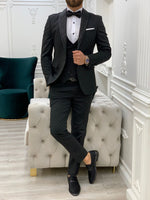 Load image into Gallery viewer, Rialzetti Black Space Slim Fit Tuxedo-baagr.myshopify.com-1-BOJONI
