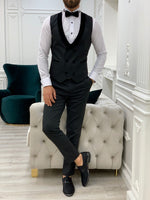 Load image into Gallery viewer, Rialzetti Black Velvet Slim Fit Tuxedo-baagr.myshopify.com-1-BOJONI
