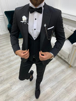 Load image into Gallery viewer, Rialzetti Black Classic Slim Fit Tuxedo-baagr.myshopify.com-1-BOJONI
