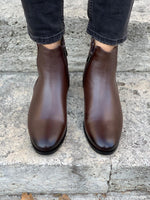 Load image into Gallery viewer, Mantoni Brown Leather Chelsea Boots-baagr.myshopify.com-shoes2-BOJONI
