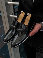 Load image into Gallery viewer, Darkoss  Leather Shoes Black-baagr.myshopify.com-shoes2-BOJONI
