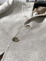 Load image into Gallery viewer, Slim-Fit Patterned Jacket Beige-baagr.myshopify.com-suit-BOJONI
