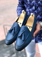 Load image into Gallery viewer, Blake Blue Comfy Leather Loafer-baagr.myshopify.com-shoes2-BOJONI
