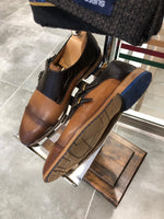 Load image into Gallery viewer, Bloomber Buckle Detailed Natural Leather Shoes Camel-baagr.myshopify.com-shoes2-BOJONI
