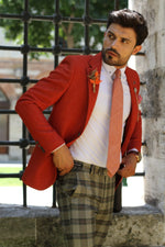 Load image into Gallery viewer, Pac Slim-Fit Jacket in Orange-baagr.myshopify.com-blazers-BOJONI

