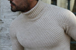 Load image into Gallery viewer, Patrick Slim-Fit Knitted Sweater in Beige-baagr.myshopify.com-sweatshirts-BOJONI
