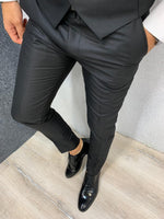 Load image into Gallery viewer, Santos Slim Fit Tuxedo Black-baagr.myshopify.com-1-brabion
