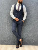 Load image into Gallery viewer, Marco  Slim Fit Suit Navy-baagr.myshopify.com-1-BOJONI

