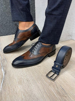 Load image into Gallery viewer, Marc Limited Shoes in Brown/Navy-baagr.myshopify.com-shoes2-BOJONI
