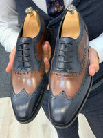 Load image into Gallery viewer, Marc Limited Shoes in Brown/Navy-baagr.myshopify.com-shoes2-BOJONI
