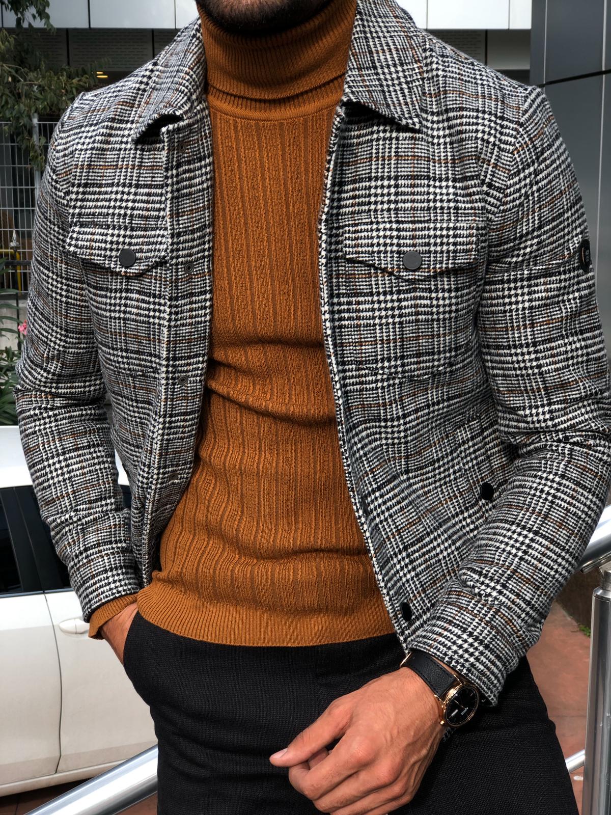 Plaid top coats 2019