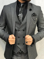 Load image into Gallery viewer, Doral Gray Slim Fit Suit-baagr.myshopify.com-1-BOJONI
