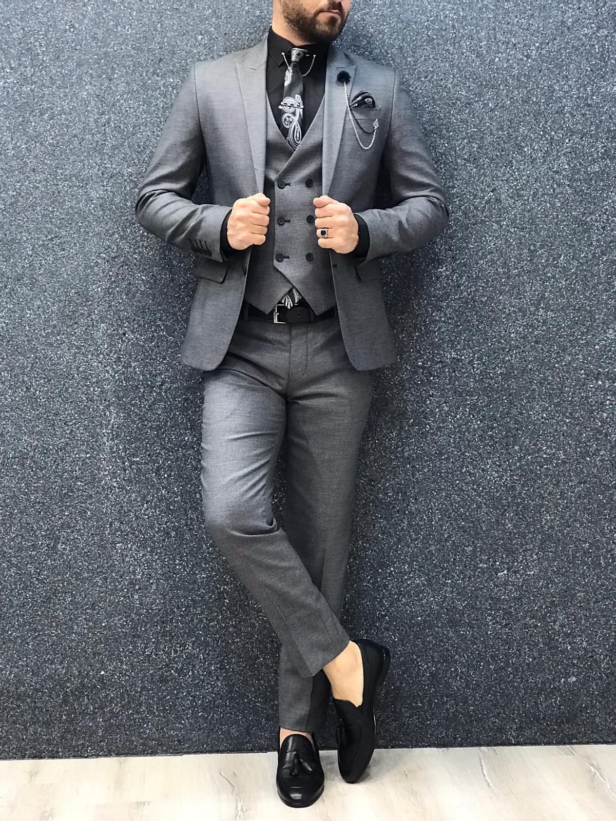 Doral Gray Slim Fit Suit-baagr.myshopify.com-1-BOJONI