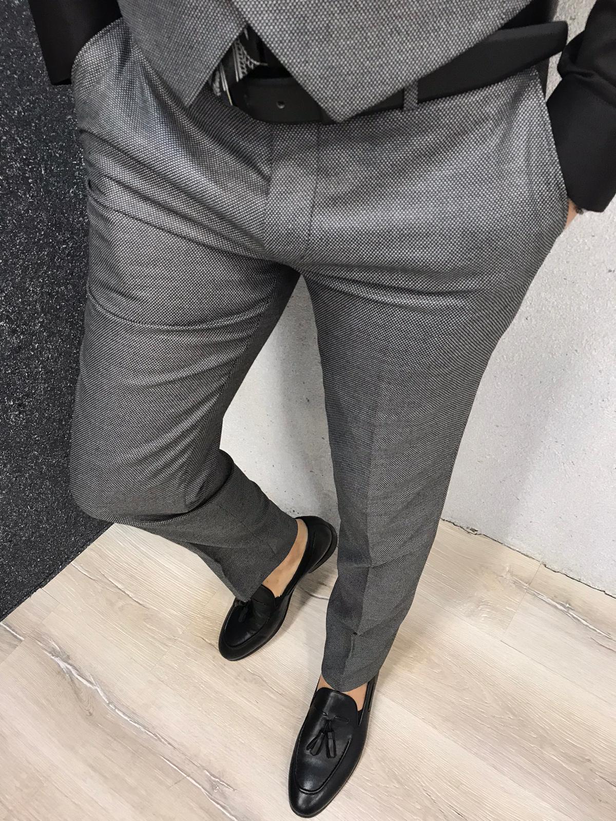 2023 Mens Business Suit Pant Male Pants Ankle Length Casual Slim Formal  Trousers Elastic Pencil Pants Office Work Men Clothes - AliExpress