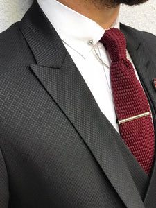 Ani Black Slim Fit Wool Suit-baagr.myshopify.com-1-BOJONI