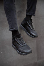 Load image into Gallery viewer, Sardinelli Laced Sports Shoes Black-baagr.myshopify.com-shoes2-BOJONI
